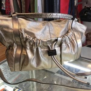 AUTHENTIC  Vintage  metallic Burberry  bag